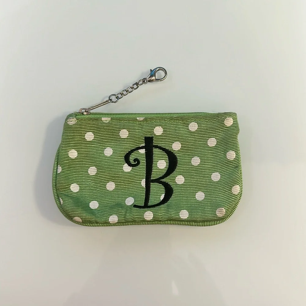 🆓FREE with purchase! B Polka Dot ID Wallet Coin Purse